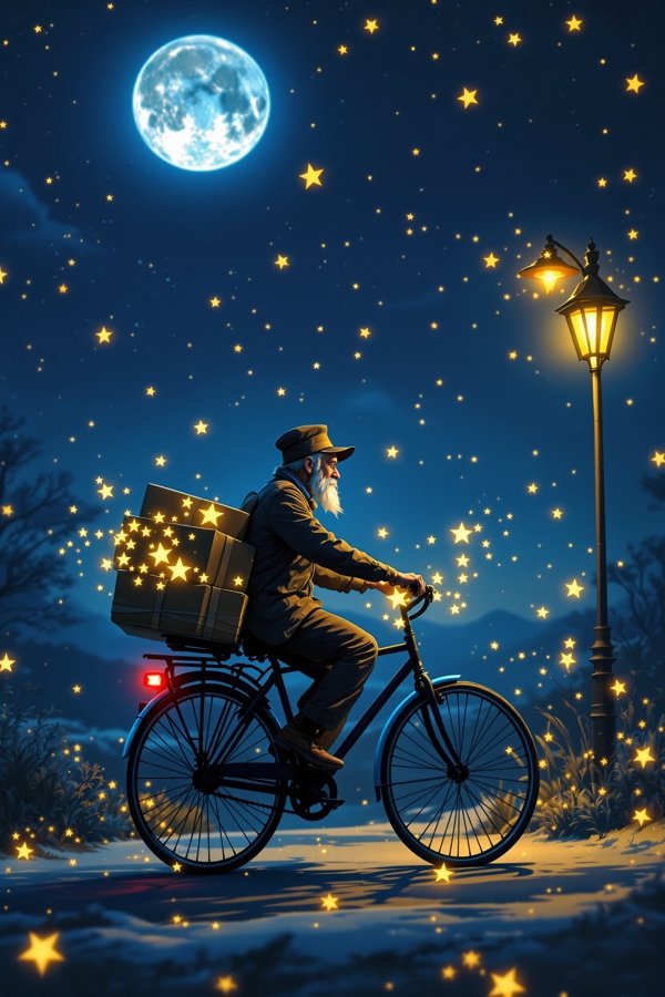 《星夜邮差》电影海报
