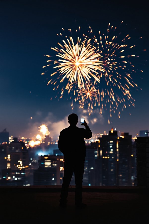 《一个人的跨年》电影海报
